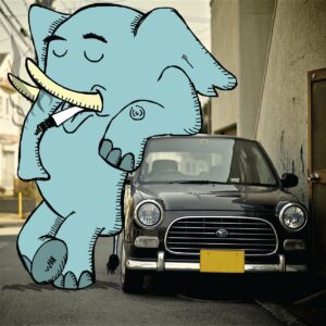 elephant, smoking, car-6841179.jpg